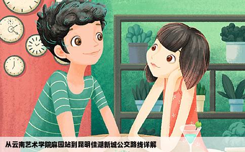 从云南艺术学院麻园站到昆明佳湖新城公交路线详解
