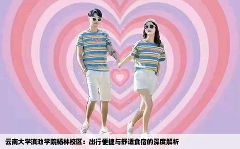 云南大学滇池学院杨林校区：出行便捷与舒适食宿的深度解析