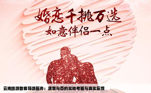 云南旅游散客导游服务：满意与否的实地考察与真实反馈