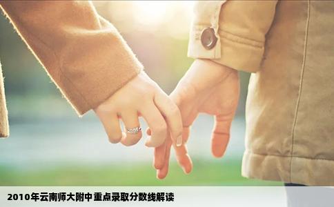 2010年云南师大附中重点录取分数线解读